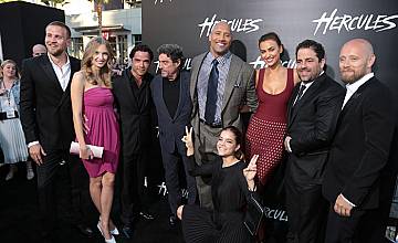Любимците на Холивуд се събраха за световната премиера на "Херкулес"