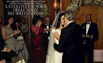 Снимки от сватбата на Джордж Клуни във Vanity Fair