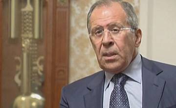 Интервю на руския външен министър Сергей Лавров за Bloomberg TV